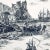 Sample- Schumacher Marine Toile Fabric in Black For Sale
