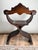 Antique Italian Renaissance Walnut Savonarola Chair C. Late 19th Century For Sale - Image 12 of 12