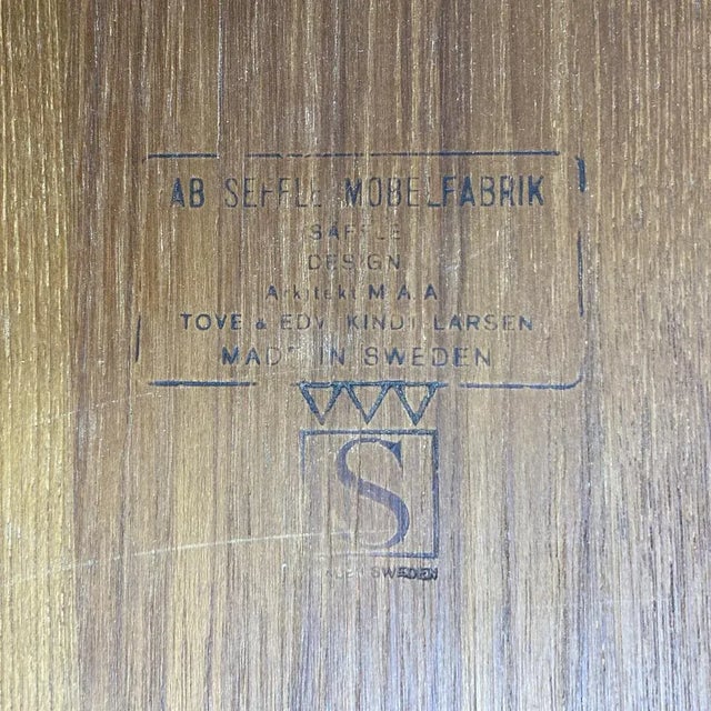 Wood Coffee Table in Teak by Tove & Edvard Kindt-Larsen for Seffle Möbelfabrik, 1950s For Sale - Image 7 of 8