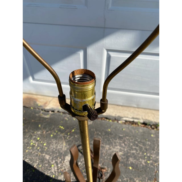 Mid-Century Modern Mid Century Modern Sculptural Wood Table Lamp For Sale - Image 3 of 10