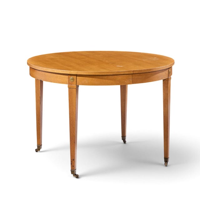 Baker Milling Road Walnut Expanding Dining Table With 2 Leaves For Sale In Chicago - Image 6 of 13