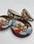 Japanese Meiji Hand-Painted Satsuma Ceramic Mocha Cups, 1890s, Set of 4 For Sale - Image 3 of 14