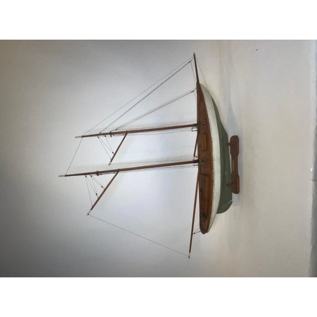 Yacht Model of the Schooner Yacht Wanderer For Sale In Boston - Image 6 of 12
