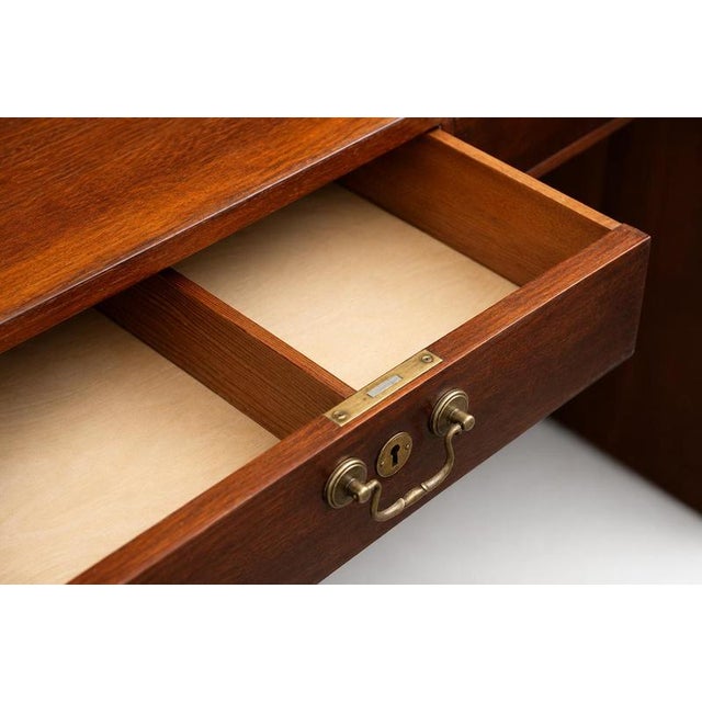 Vintage Scandinavian Desk in Teak and Mahogany, 1940s For Sale - Image 10 of 12