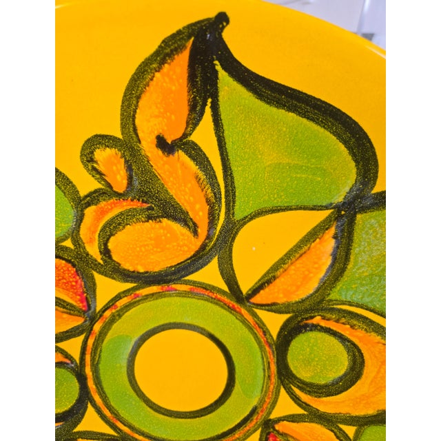 Poole Pottery VIntage Poole of England Hand Painted Plate For Sale - Image 4 of 8