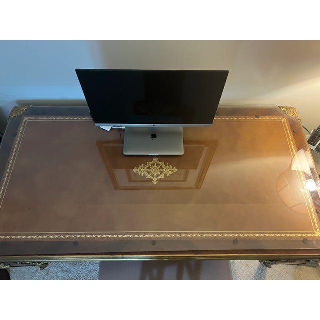 Gold Desk, Louis XV Platt, 19th Century For Sale - Image 8 of 10