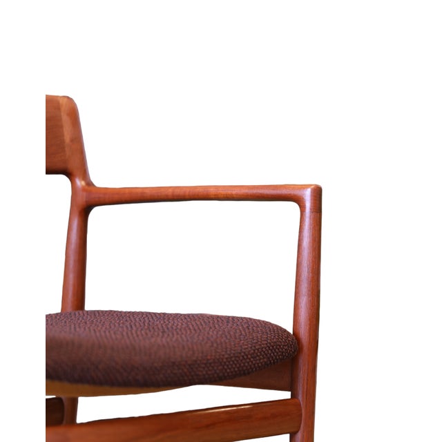 Model 152 Armchair in Teak and Kvadrat Upholstery by J. Nørgaard, 1960s For Sale - Image 16 of 18