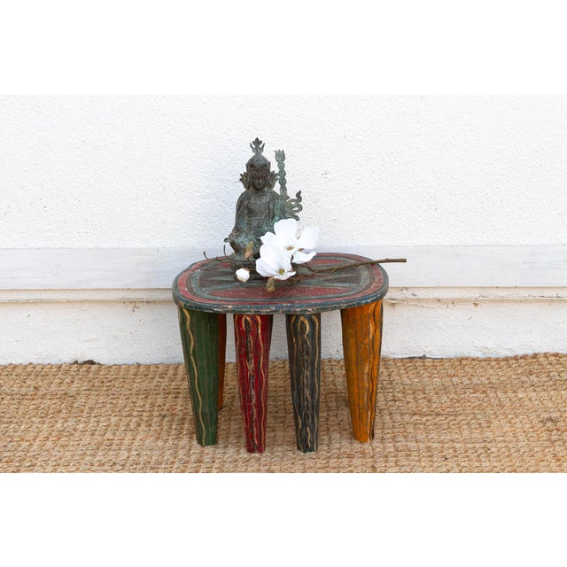 Wood Mid-Century Tribal Nupe Table For Sale - Image 7 of 7