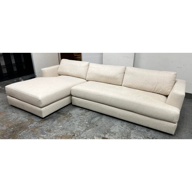 Maiden Home Varick Sectional Sofa in Performance Textured Tweed Chairish