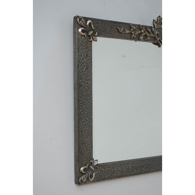 Arts & Crafts Wall Mirror For Sale - Image 3 of 10