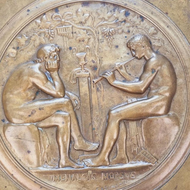 19th-Century Neoclassical French Bronze Centrepiece by Ferdinand Levillain For Sale - Image 5 of 17