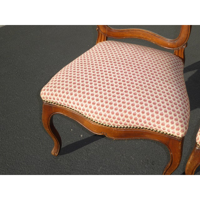 French Country Red Plaid Accent Chairs A Pair Chairish