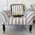 Mediterranean (2) Ralph Lauren Mayfair Tufted Chairs in Ebony and Ivory Silk For Sale - Image 3 of 14