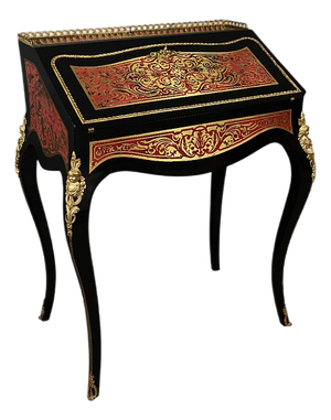 Napoleon III Boulle Marquetry Ladies Desk, Mid-19th Century