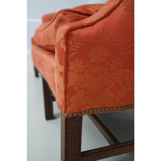Kittinger Chippendale Style Camelback Sofa - New Upholstery For Sale - Image 15 of 18