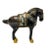 Vintage Tang Style Cloisonne Metal Tall Horse Sculpture. For Sale - Image 4 of 7