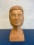 Figurative Vintage Hand Carved Wooden Figural Bust For Sale - Image 3 of 9