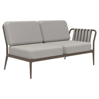 Ribbons Bronze Double Left Sofa by Mowee For Sale