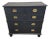 Painted Antique Campaign Two Over Three Chest of Drawers From England For Sale