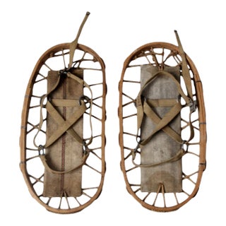 1940s Snowshoes Pair For Sale