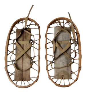 1940s Snowshoes Pair