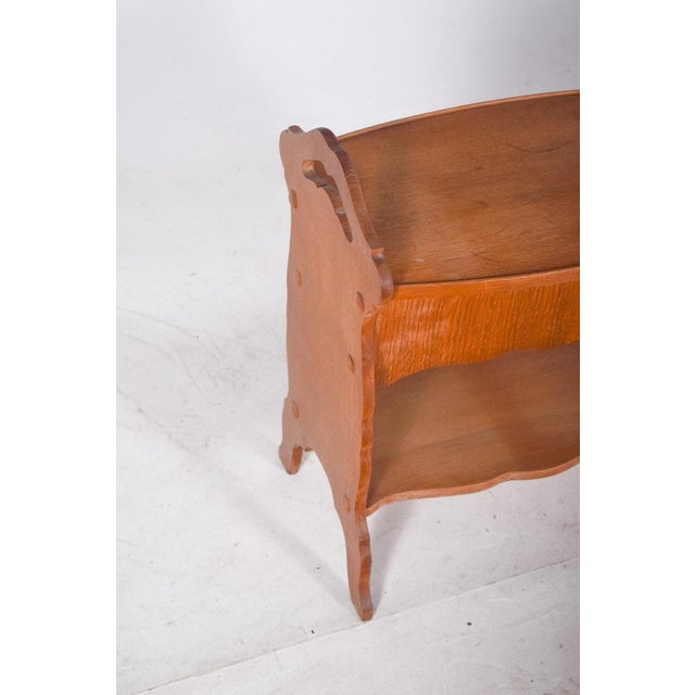 Mid-Century Oak Seamstress, 1950s For Sale - Image 6 of 10