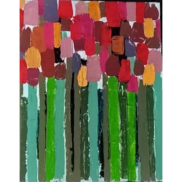 Natalia Vypritskaia, Tulips, 2025, Acrylic on Canvas For Sale