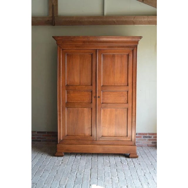 Louis Philippe Cabinet in Oak For Sale - Image 10 of 10
