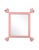 Contemporary Fleur Home Carnival Vieux Rectangle Mirror in Pink Punch, 55x67 For Sale - Image 3 of 3