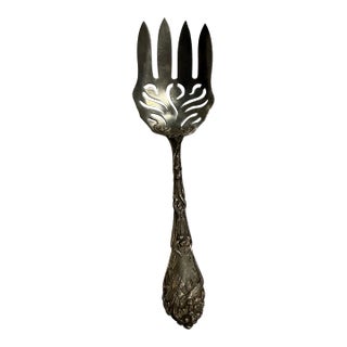 1902 Sterling Silver, Asparagus, Fork 1902 For Sale