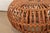 Wood Franco Albini Mid-Century Organic Modern Italian Rattan Pouf Ottoman For Sale - Image 7 of 10