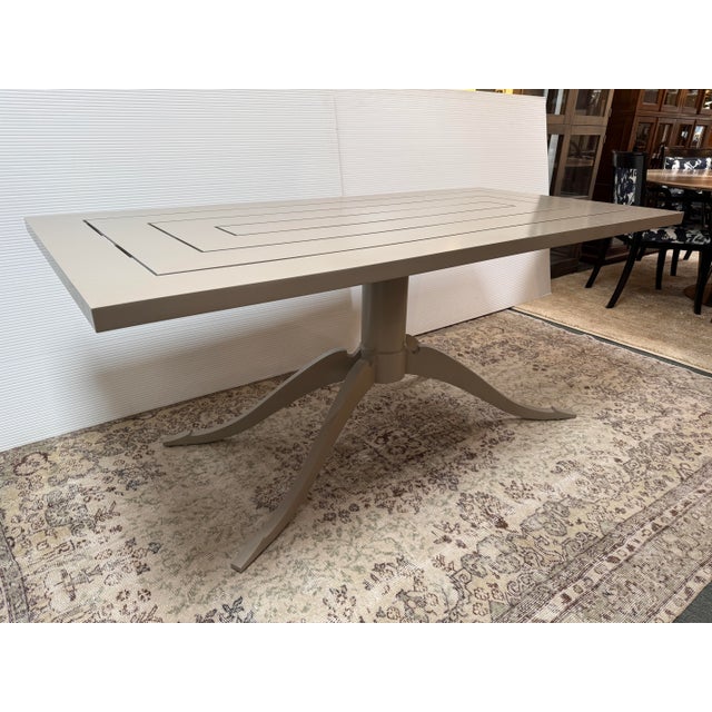 McKinnon and Harris Outdoor Dining Table + Chairs, Set For Sale - Image 10 of 12