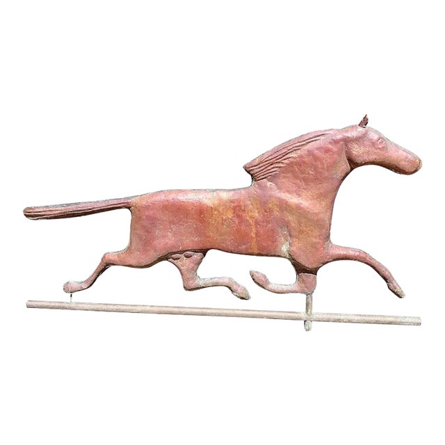 Circa 1900 Weathervane Copper Horse For Sale