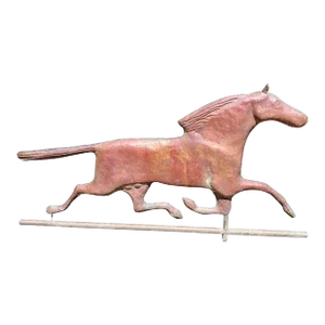 Circa 1900 Weathervane Copper Horse