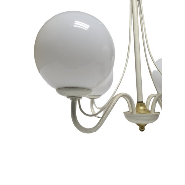 Art Nouveau Chandelier, Poland, 1970s For Sale - Image 6 of 10