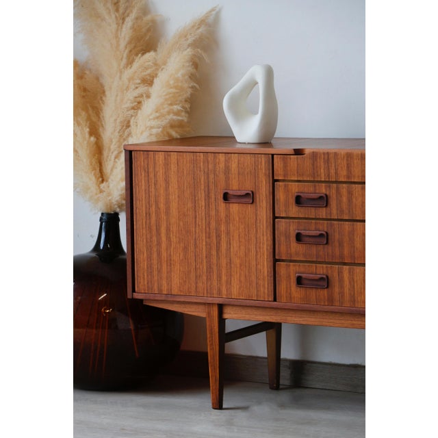 1960s Vintage Teak Sideboard from Beautility, 1960s For Sale - Image 5 of 18