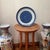 Mid 20th Century Showa Period Japanese Blue & White Plate Japan Arita Mansen For Sale - Image 12 of 12