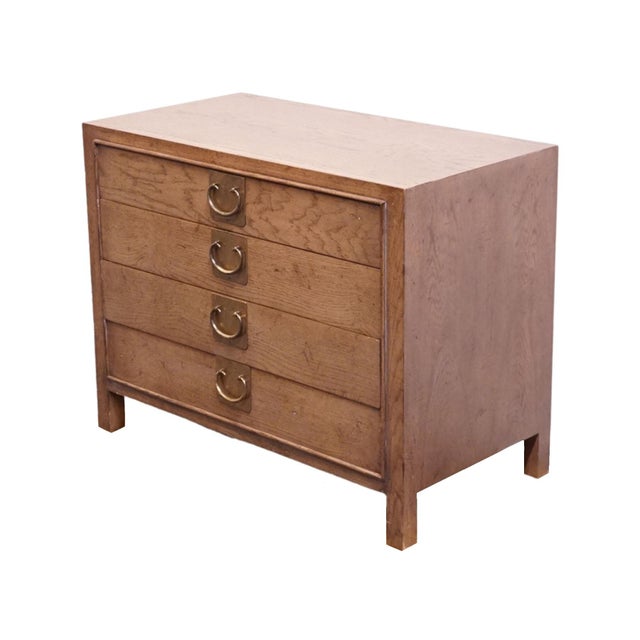 MOUNT AIRY Solid Ash Italian Neoclassical Tuscan Style 36" Four Drawer Low Chest / Nightstand 1783 28.5" High 36" Wide...