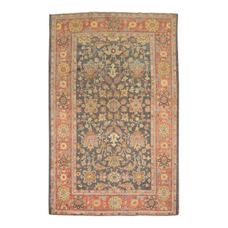 19th Century Antique Mahal Sultanabad Rug no. j5252 For Sale
