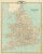 Antique Map of England and Wales, 1854 For Sale - Image 3 of 6