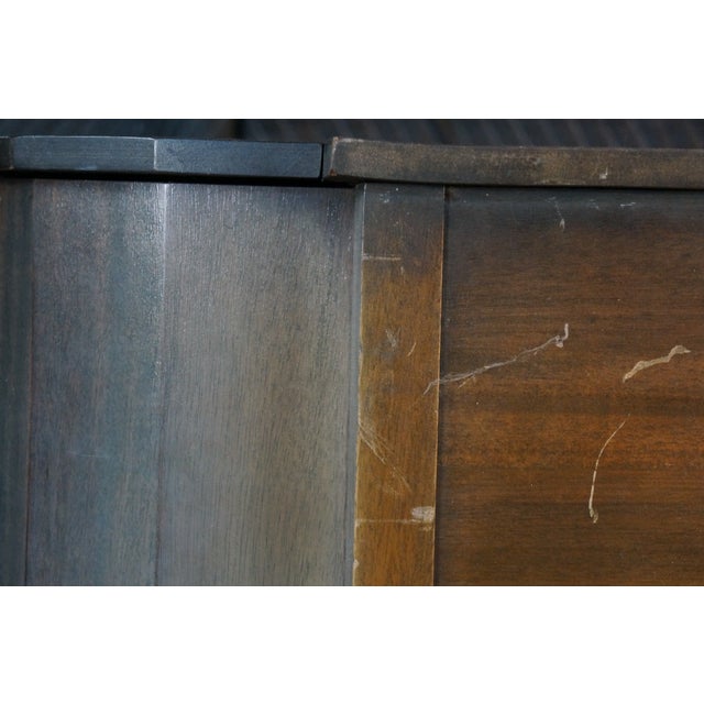 Antique Grand Rapids Furniture Shops Martha Washington Mahogany Sewing Cabinet For Sale - Image 16 of 18