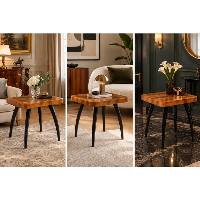 Model H-259 Spider Table by Jindřich Halabala, Former Czechoslovakia, 1930s For Sale - Image 9 of 10