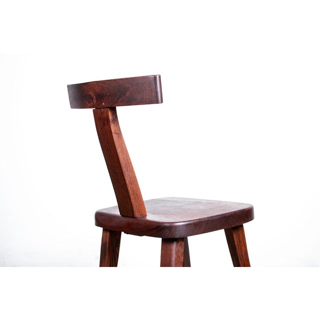 Scandinavian T Model Chairs in Elm in the style of Olavi Hanninen, 1960s, Set of 4 For Sale - Image 10 of 18