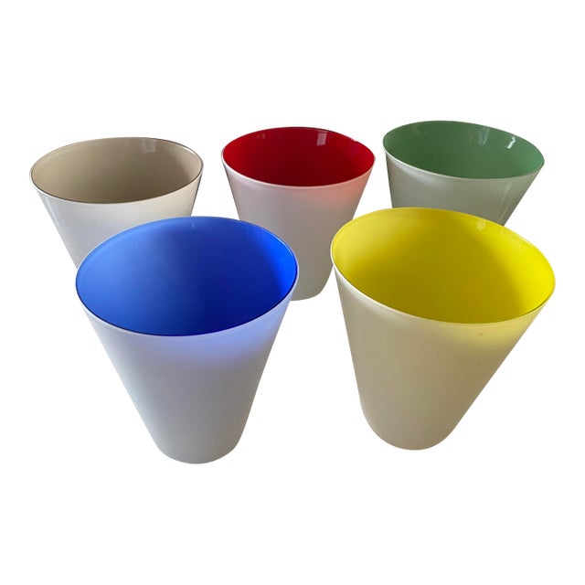 1950s Nason Muretti "Lidia" Tumblers - Set of 5 For Sale