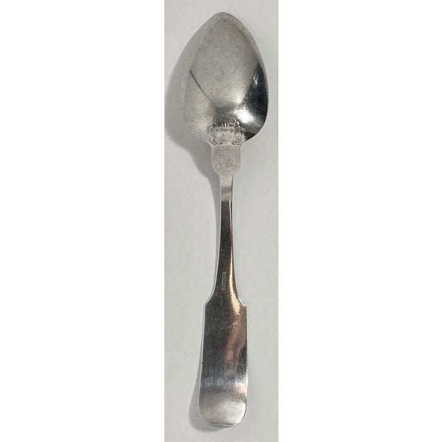 This is a handsome silver serving piece inscribed with the family name “Wisner” on the handle, “G.C.Howe” stamped on the...