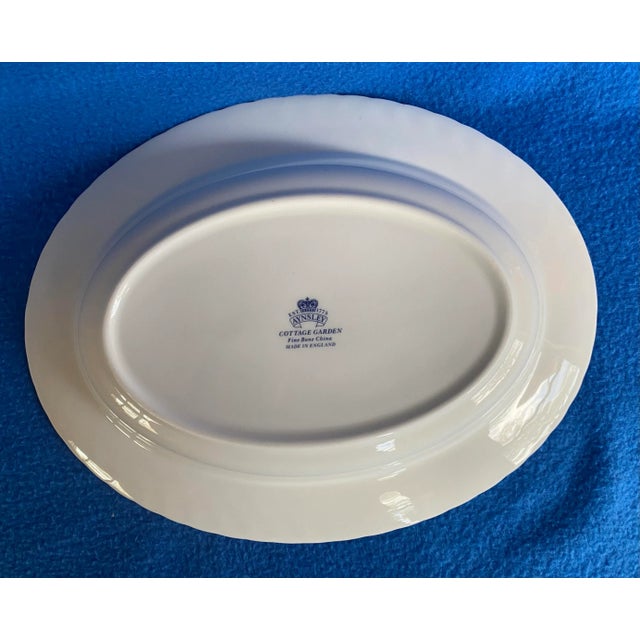 Aynsley "Cottage Garden" Oval Vegetable Bowl For Sale In Miami - Image 6 of 12