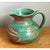Vintage Green and Brown Ceramic Pitcher For Sale In West Palm - Image 6 of 13
