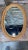 Mid-Century Modern Large Oval Rope Mirror Audoux Minet, Circa 1960 For Sale - Image 3 of 5