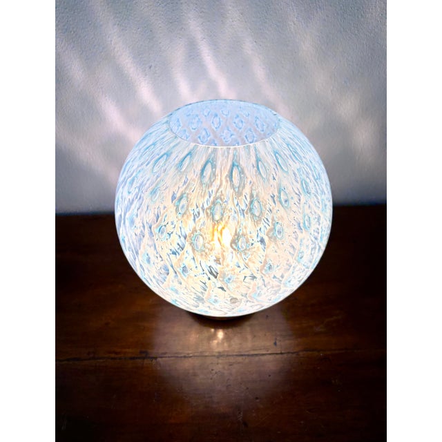 Macrame T25 Murano Table Lamp from La Murrina, 1990s For Sale - Image 11 of 18