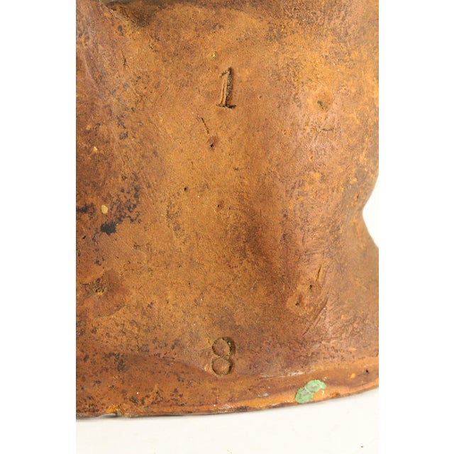 Rare 19th C Pair of Glazed Redware Rabbit Molds, Pennsylvania For Sale - Image 18 of 18